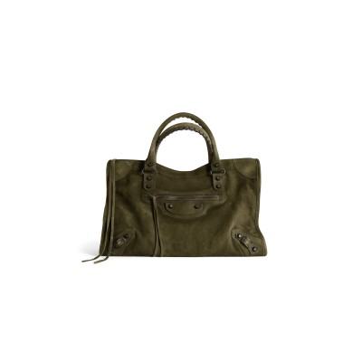 BALENCIAGA WOMEN'S LE CITY BAG MEDIUM IN KHAKI 8230582AB2A3503 (38*24*13cm) 